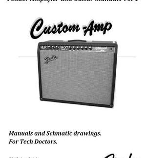 Fender Amplifier manuals Vol One.