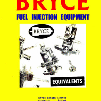 Bryce  V type Injector Service Manual