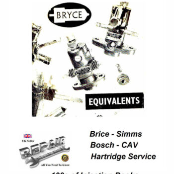 Bryce B size Pump Parts Manual