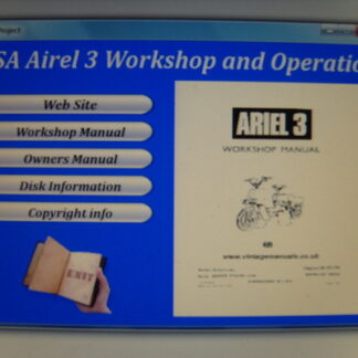 Airel 3 Operation and Workshop Service Manual.