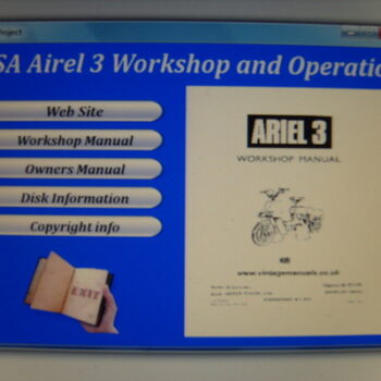Airel 3 Operation and Workshop Service Manual.
