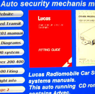 Lucas Radiomobile Car Security systems manuals.