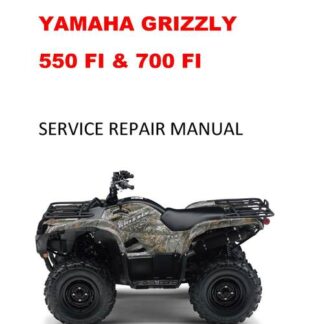 2009 2010 Yamaha Grizzly 550 FI/700 FI Repair Service Manual