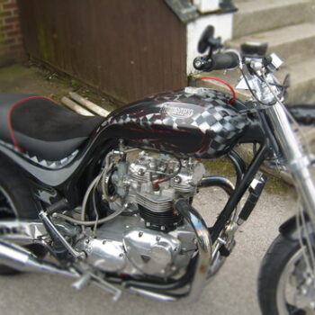 Vintage Motorcycle Photo Collection - 120 Royalty Free Photo