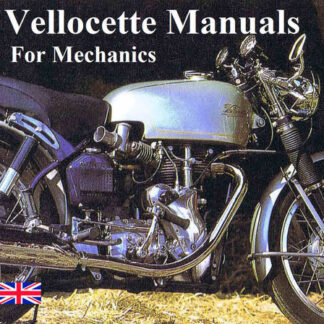 Velocette Motorcycle manual Archive for Mechanics