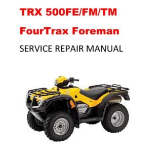 2005-2006 TRX500FE/FM/TM Fourtrax Foreman Service Manual