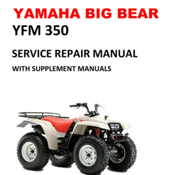 1987-1997 YAMAHA YFM350 Big Bear Service Repair Manual
