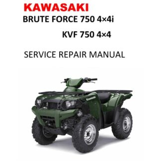 2008-2011 Kawasaki Brute Force 4X4i KVF750 Service Manual