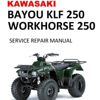 2003-2011 Kawasaki Bayou KLF250 Service Repair Manual