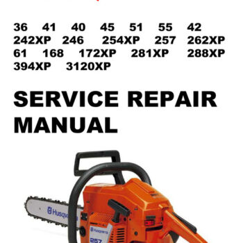 Husqvarna 168 172XP 281XP 288XP 394XP 3120XP Service Manual