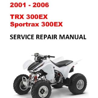 2007-2009 TRX300EX Sportrax Service Repair Manual