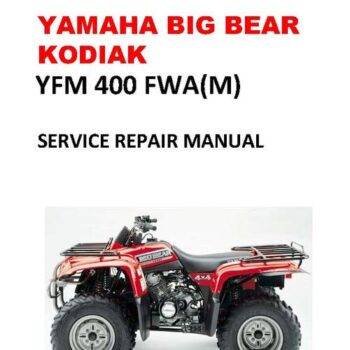 2000-2004 YAMAHA Big Bear YFM400 FWA Service Repair Manual