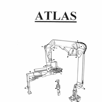 Atlas 100.1 Crane -  AK 307 AK 403c  4003c  80.1 and 100.1 R